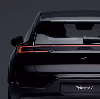 Achterkant van de Polestar 3