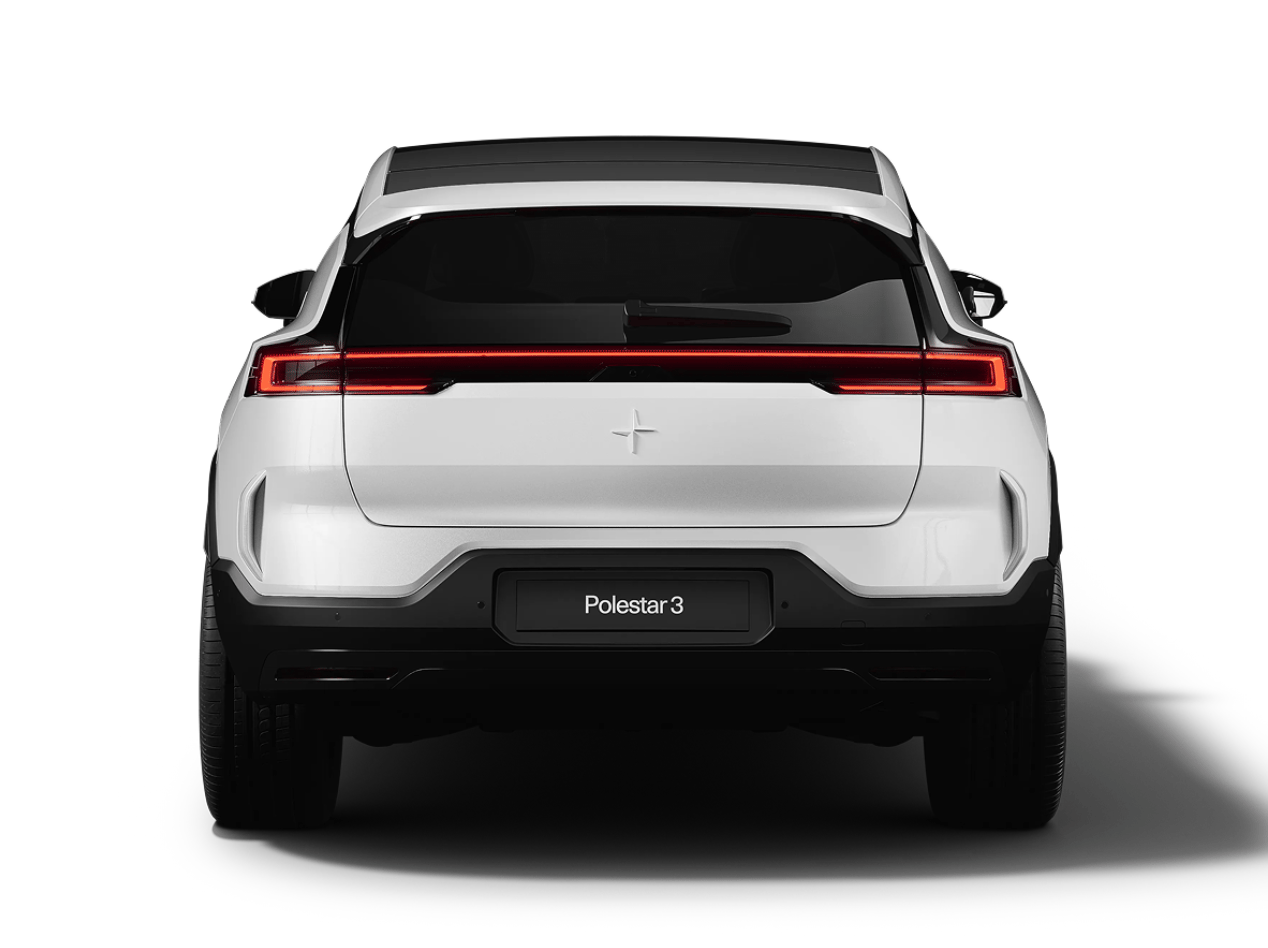 Achterkant van de Polestar 3.