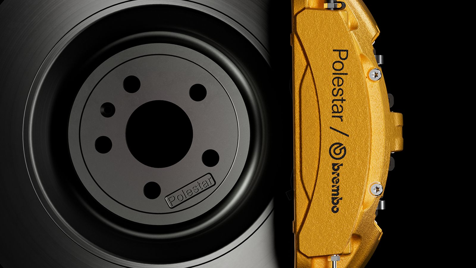 Freno Polestar Akebono Break etichettato "freno d'oro"