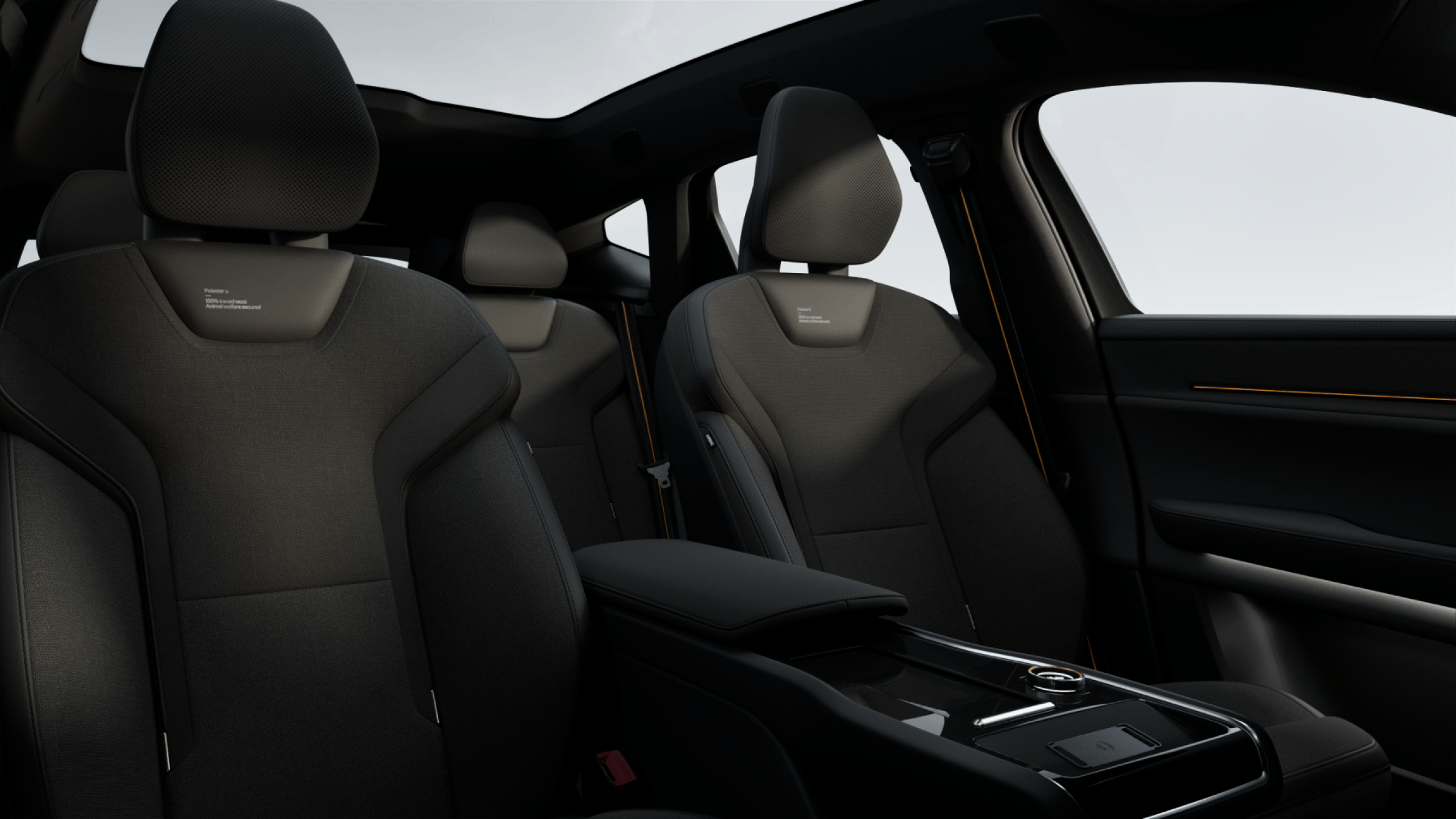 Charcoal wool and Aluminium deco theme