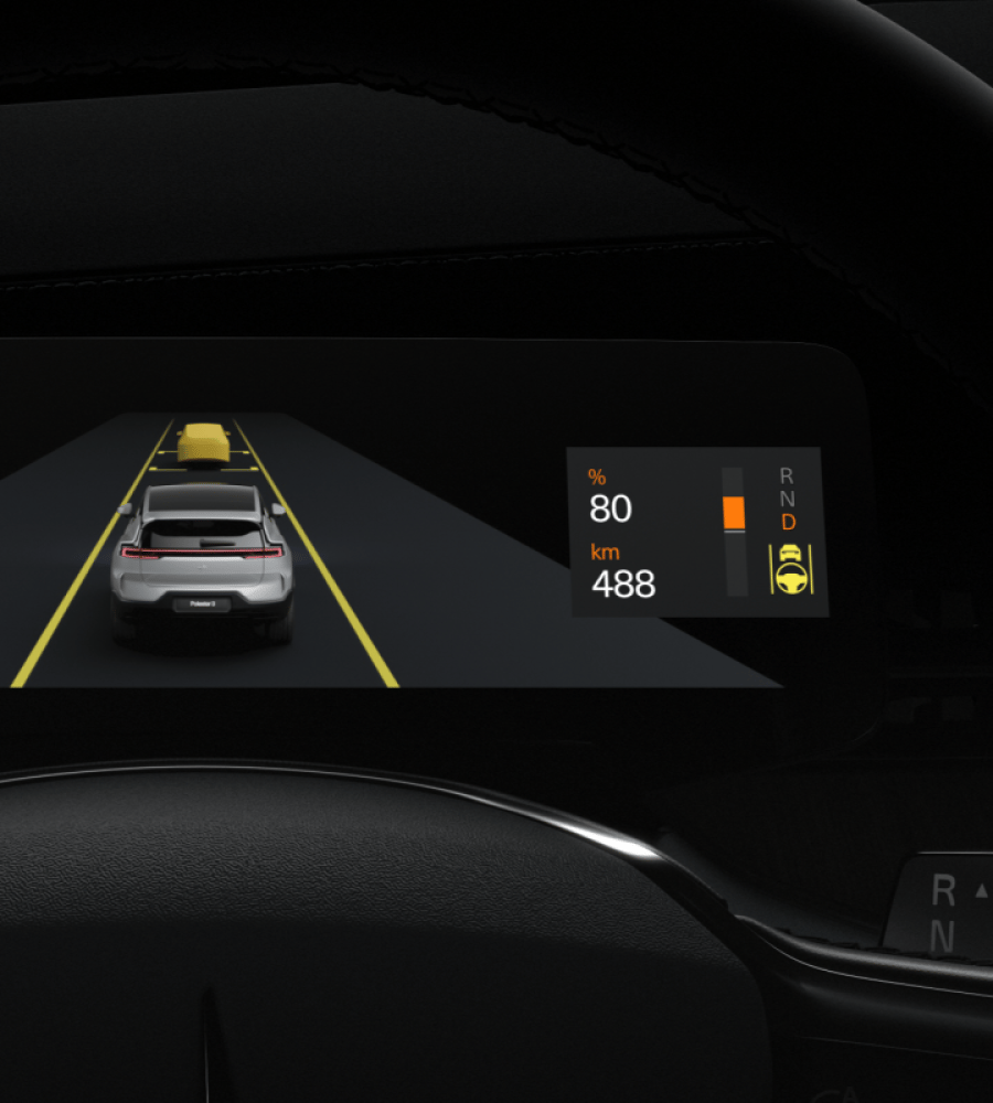 Polestar 3 lane change assist