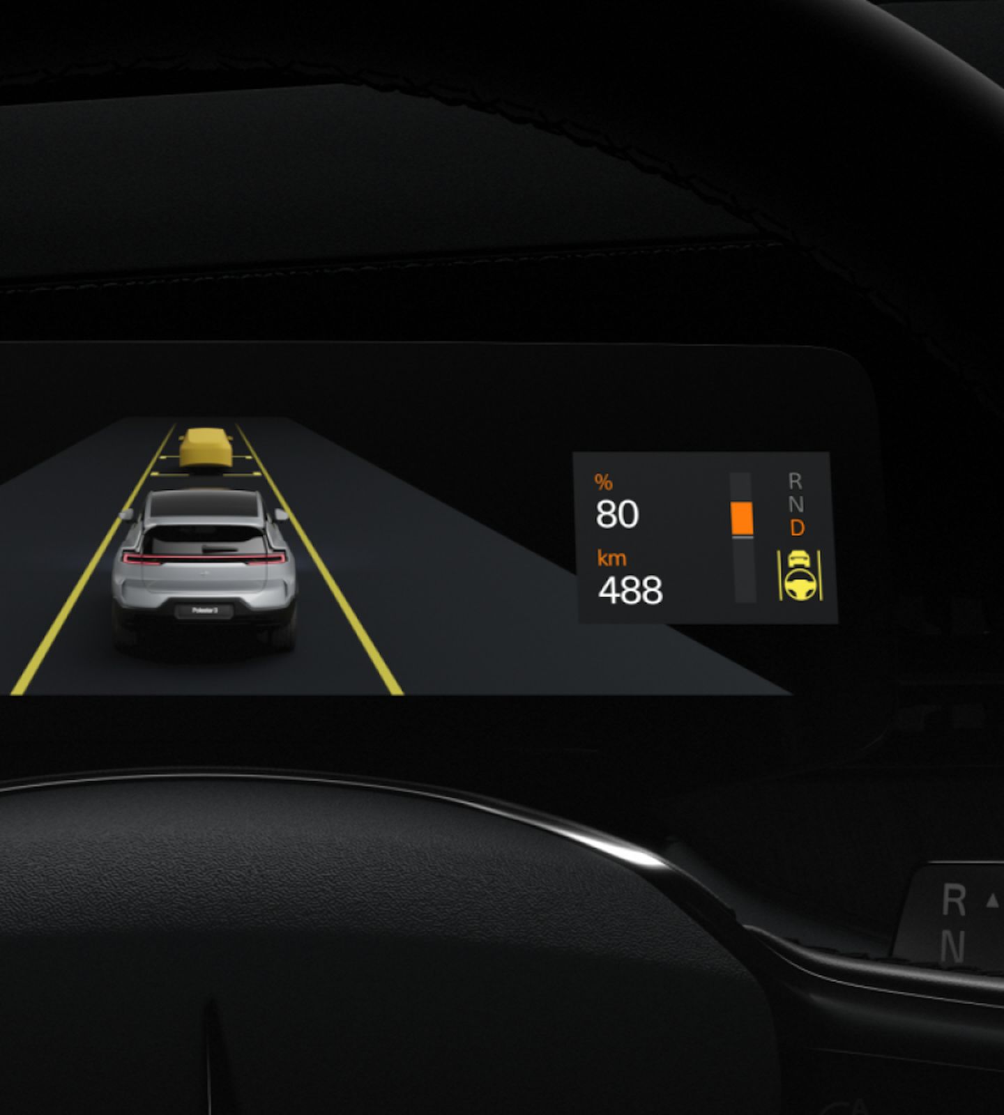 Polestar 3 lane change assist