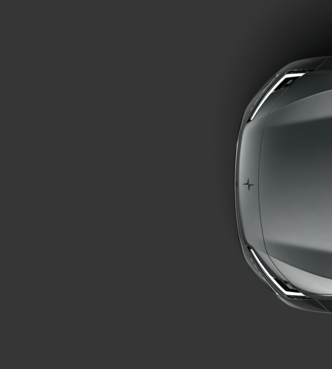 Air flowing into Polestar 4 coupé’s air filtration system which is filtering unwanted air particles.