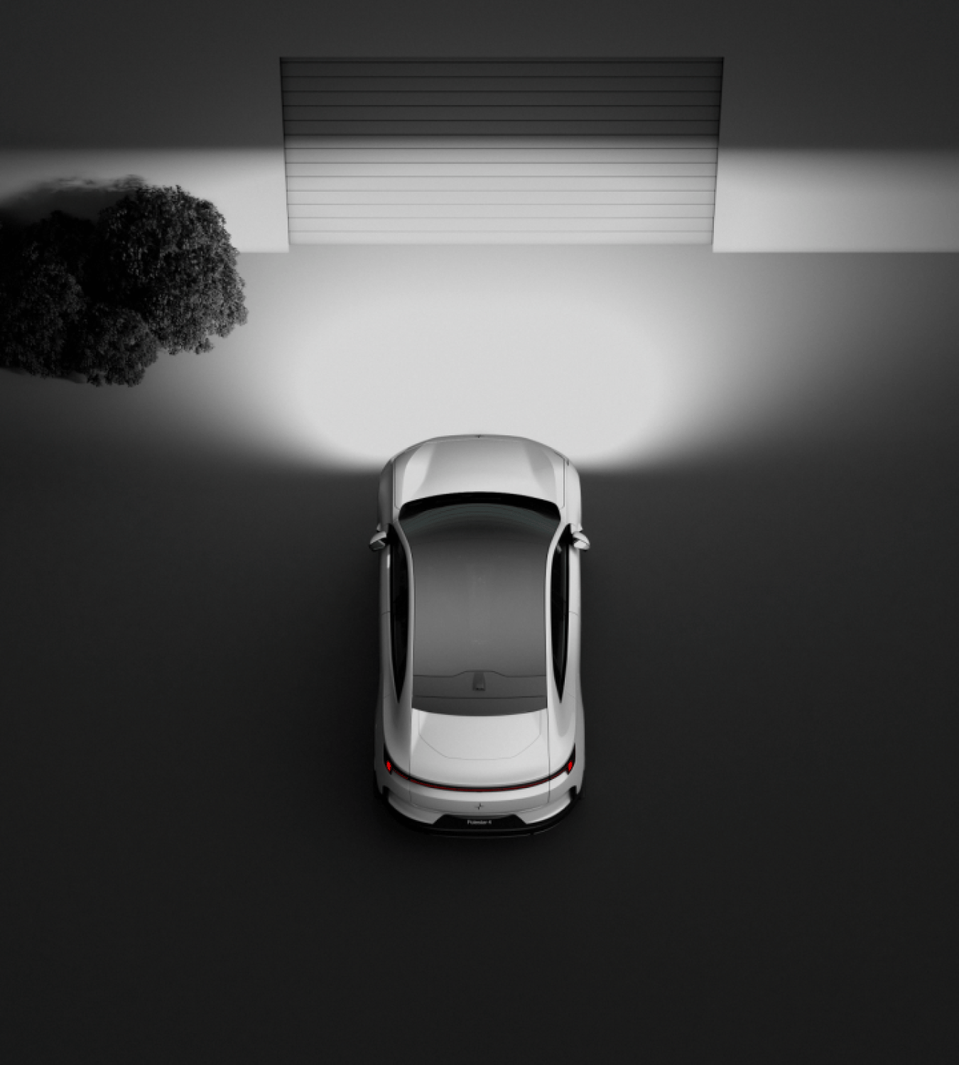 Polestar 4 coupé Home Safe Lights
