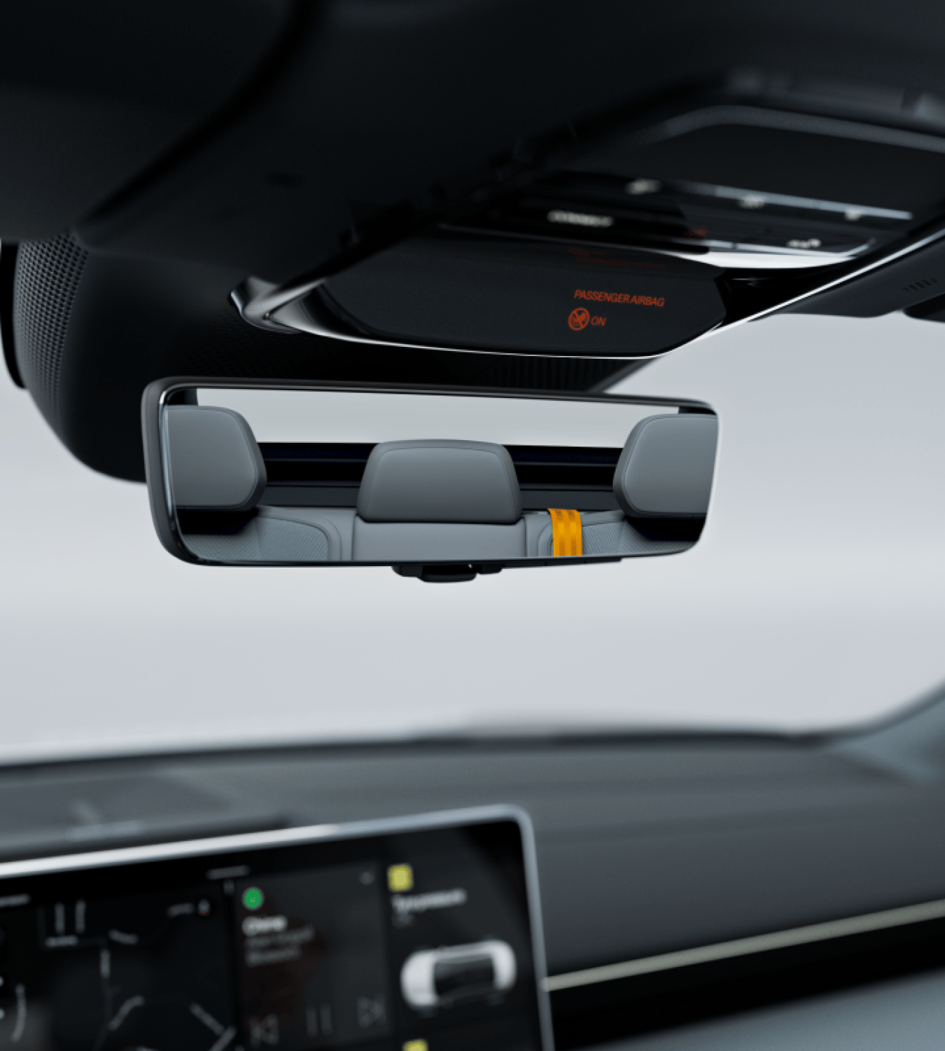 Polestar 4 SUV’s rear-mounted camera positioned to optimise space and protection.