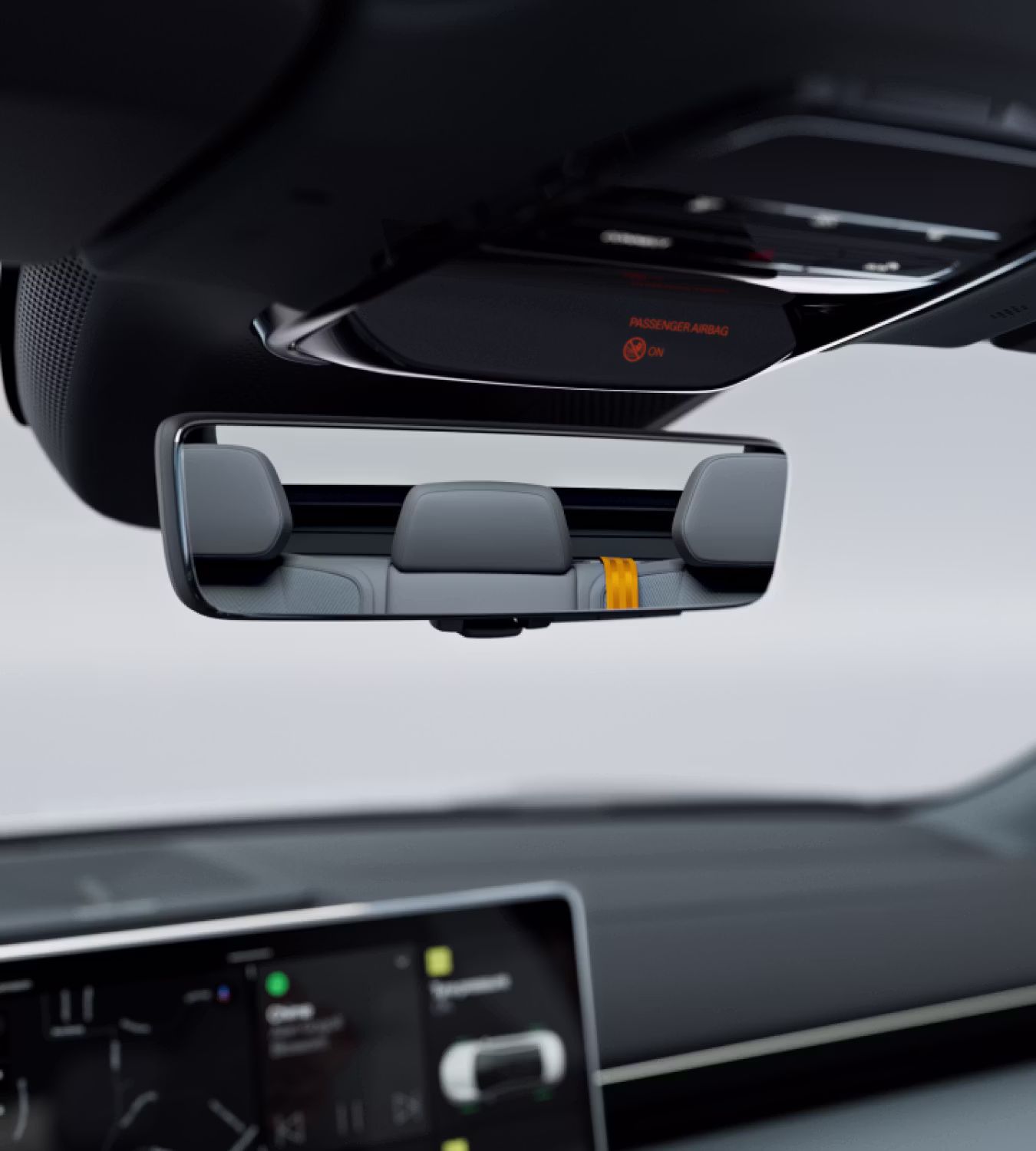 Polestar 4 SUV’s rear-mounted camera positioned to optimise space and protection.