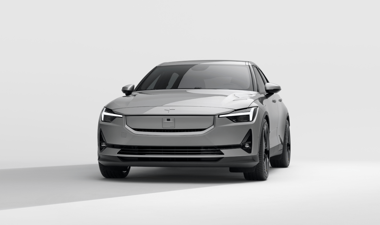 Polestar 2 viewed from the front