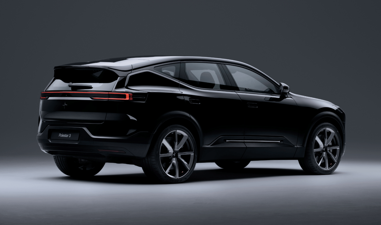 Polestar 3 SUV shown from the rear three-quarter view