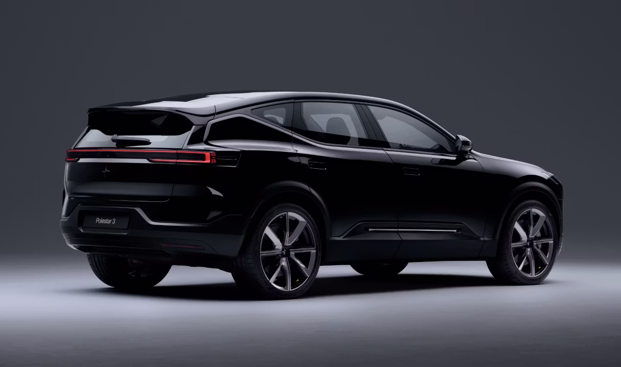 Polestar 3 SUV shown from the rear three-quarter view
