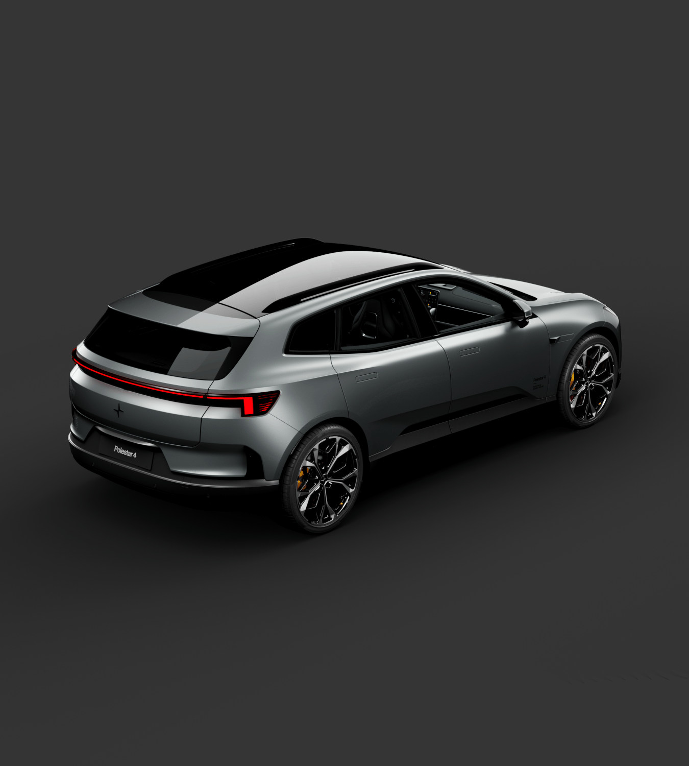 Polestar 4 SUV shown from the rear three-quarter view