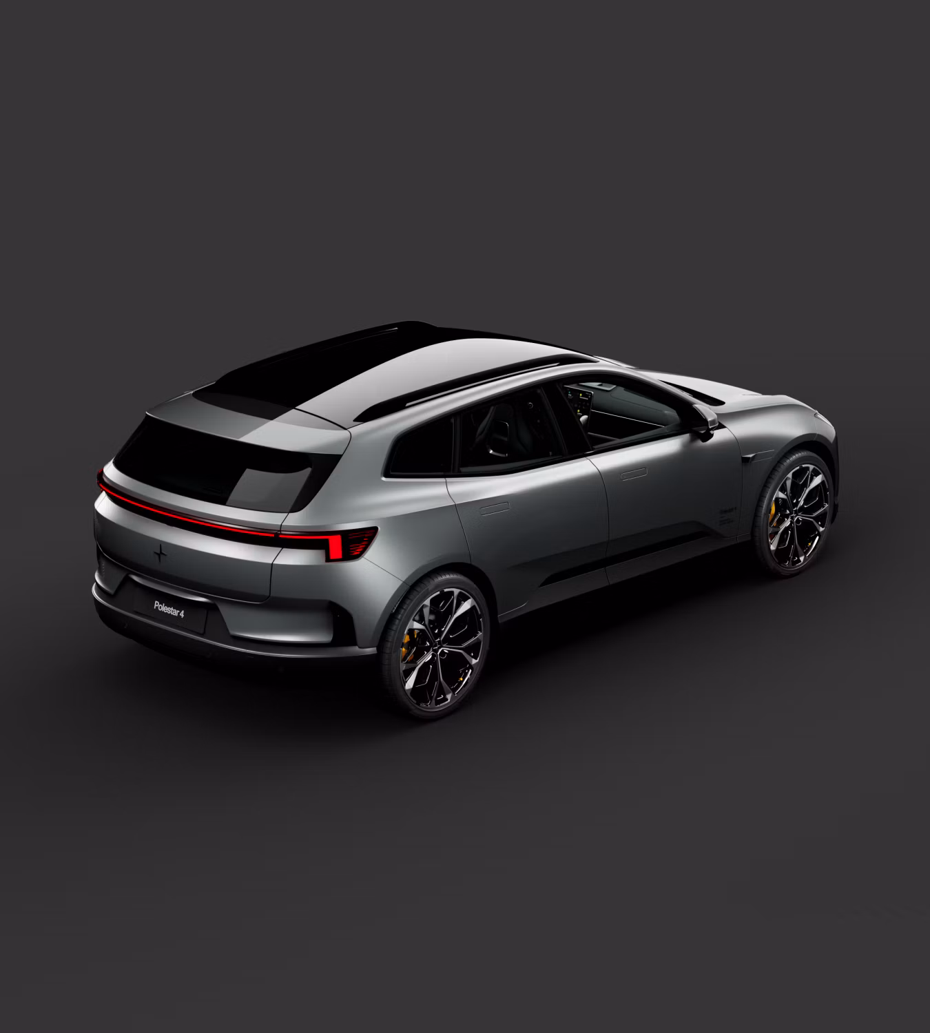 Polestar 4 SUV shown from the rear three-quarter view