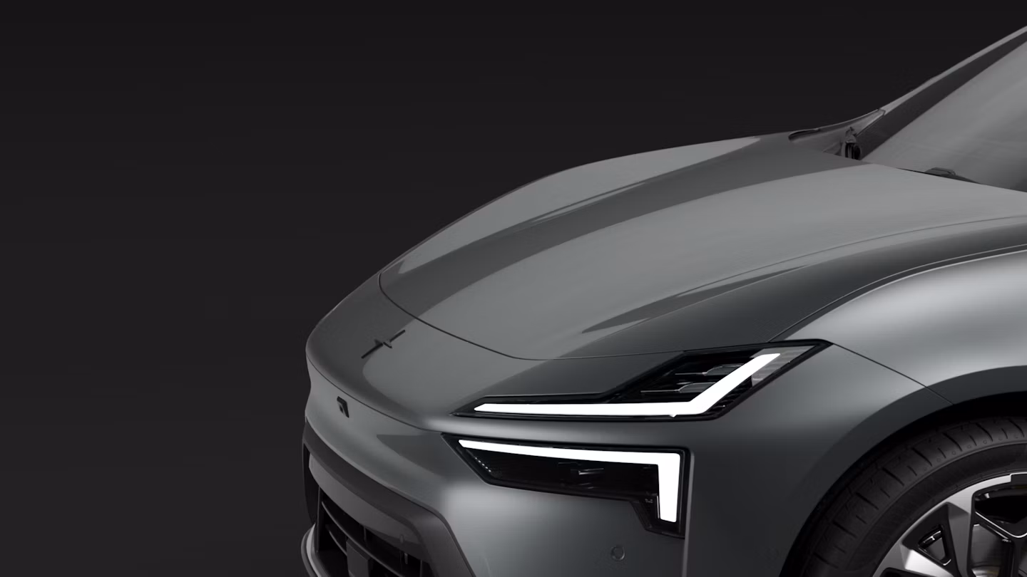 Polestar 4 SUV's aerodynamic properties on display