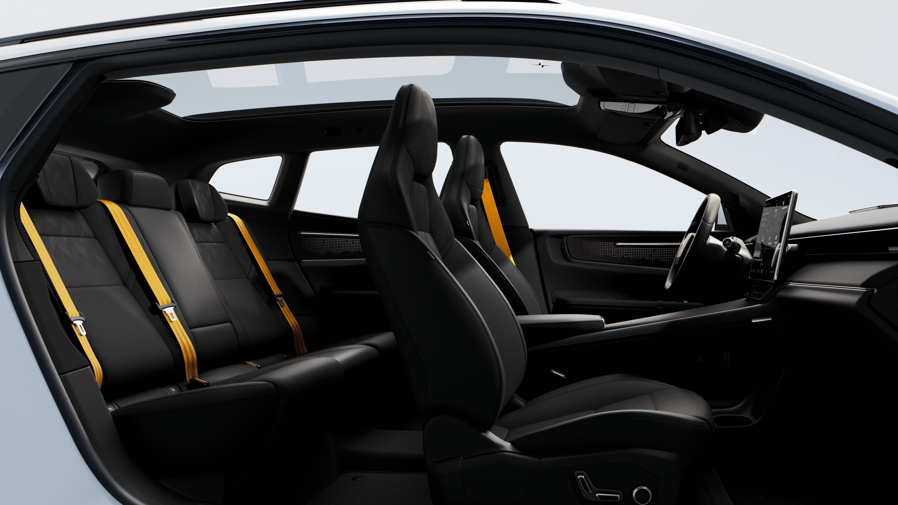 Polestar 4 SUV's interior cabin space