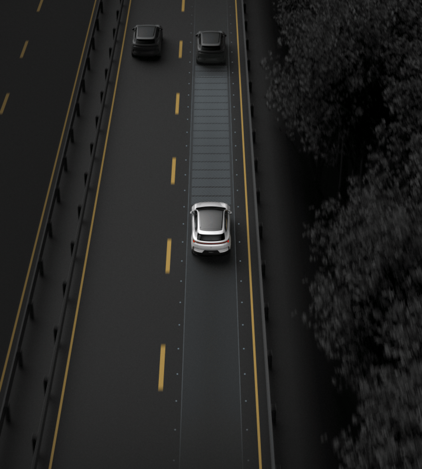 Polestar 4 SUV keeps a safe distance with Adaptive Cruise Control