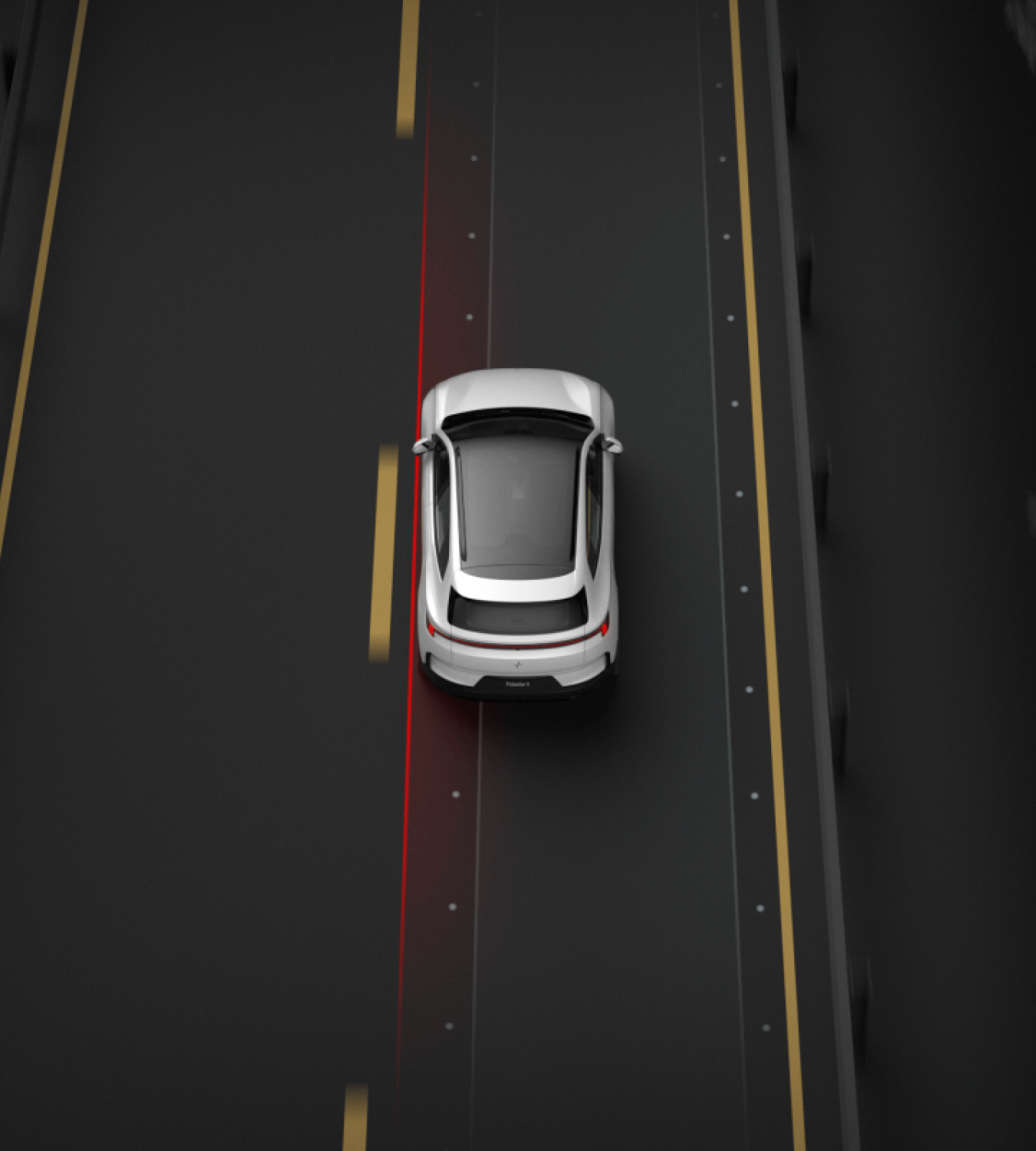 Polestar 4 SUV stays centred with Lane Keeping Aid