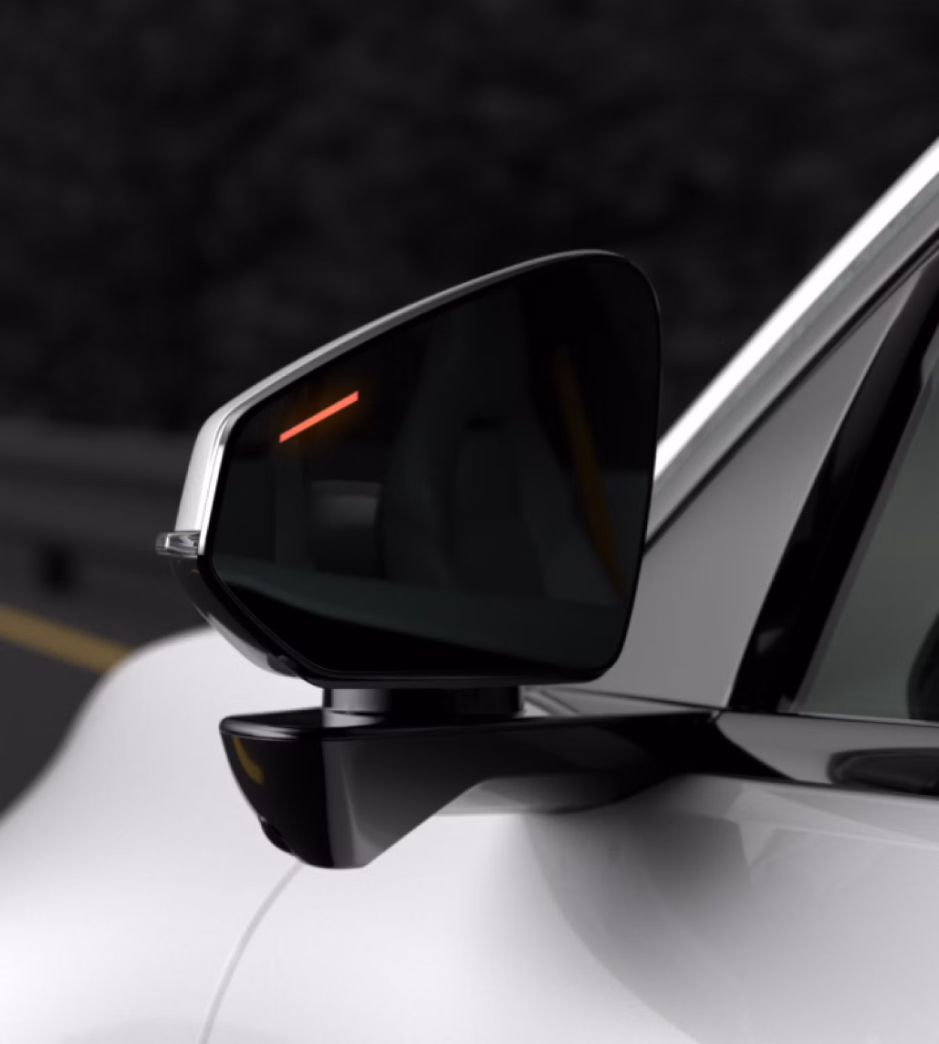 Polestar 4 SUV uses the Blind Spot Information System to stay safe